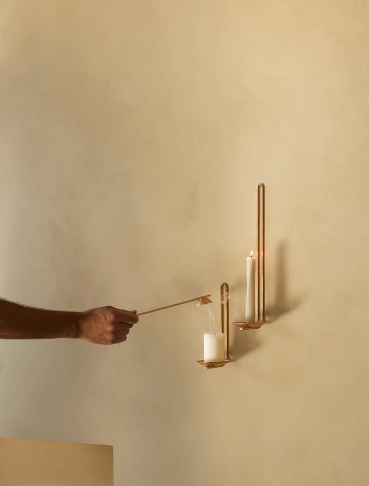 Clip wandkandelaar 34 cm, Messing Audo Copenhagen
