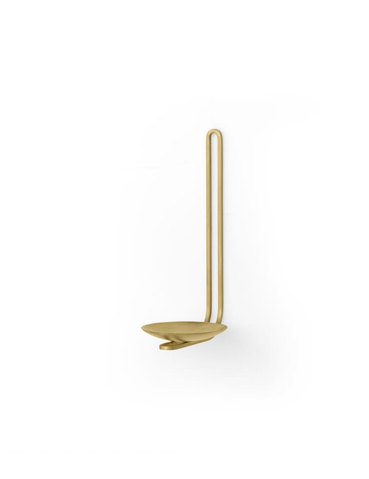Clip waxinelichtjeshouder wand 20 cm, Messing Audo Copenhagen
