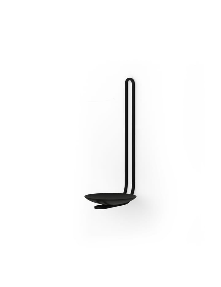 Clip waxinelichtjeshouder wand 20 cm, Zwart Audo Copenhagen
