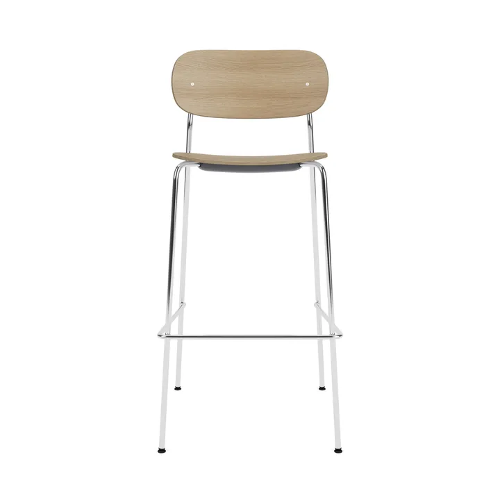 Co Bar Chair barkruk - Gechromeerd staal, 75 cm - Audo Copenhagen