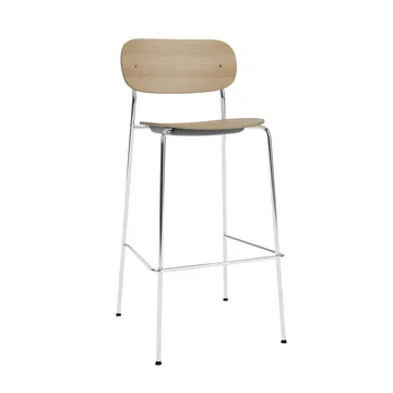 Co Bar Chair barkruk - Gechromeerd staal, 75 cm - Audo Copenhagen