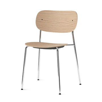 Co eetstoel verchroomde poten - Eikenhout - Audo Copenhagen