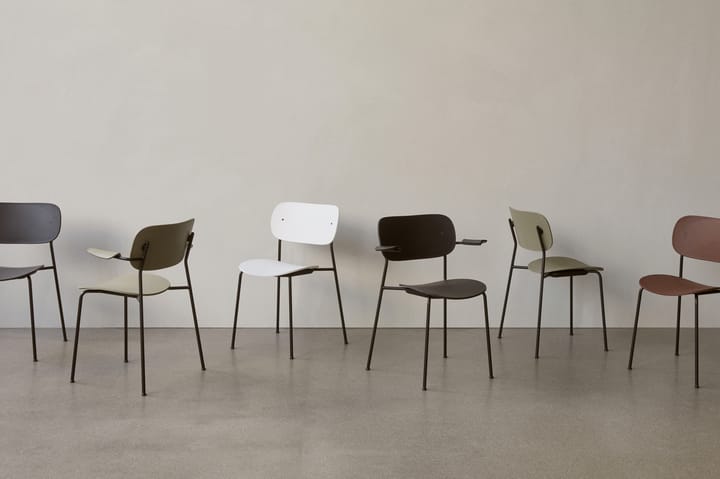 Co eettafelstoel, Wit-kunststof Audo Copenhagen