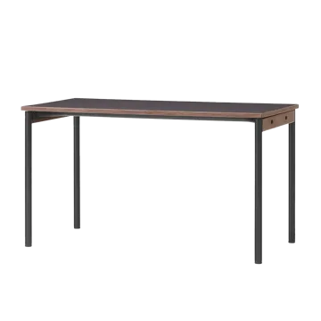 Co Table conferentietafel 140x70cm - Black, laminate terra - Audo Copenhagen