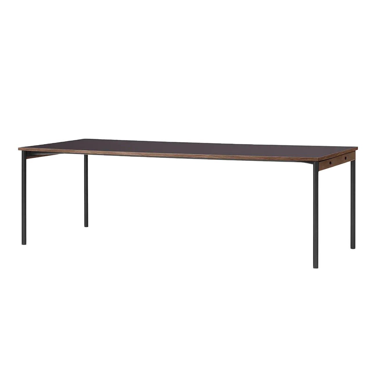 Co Table conferentietafel 240x100cm, Black, laminate terra Audo Copenhagen