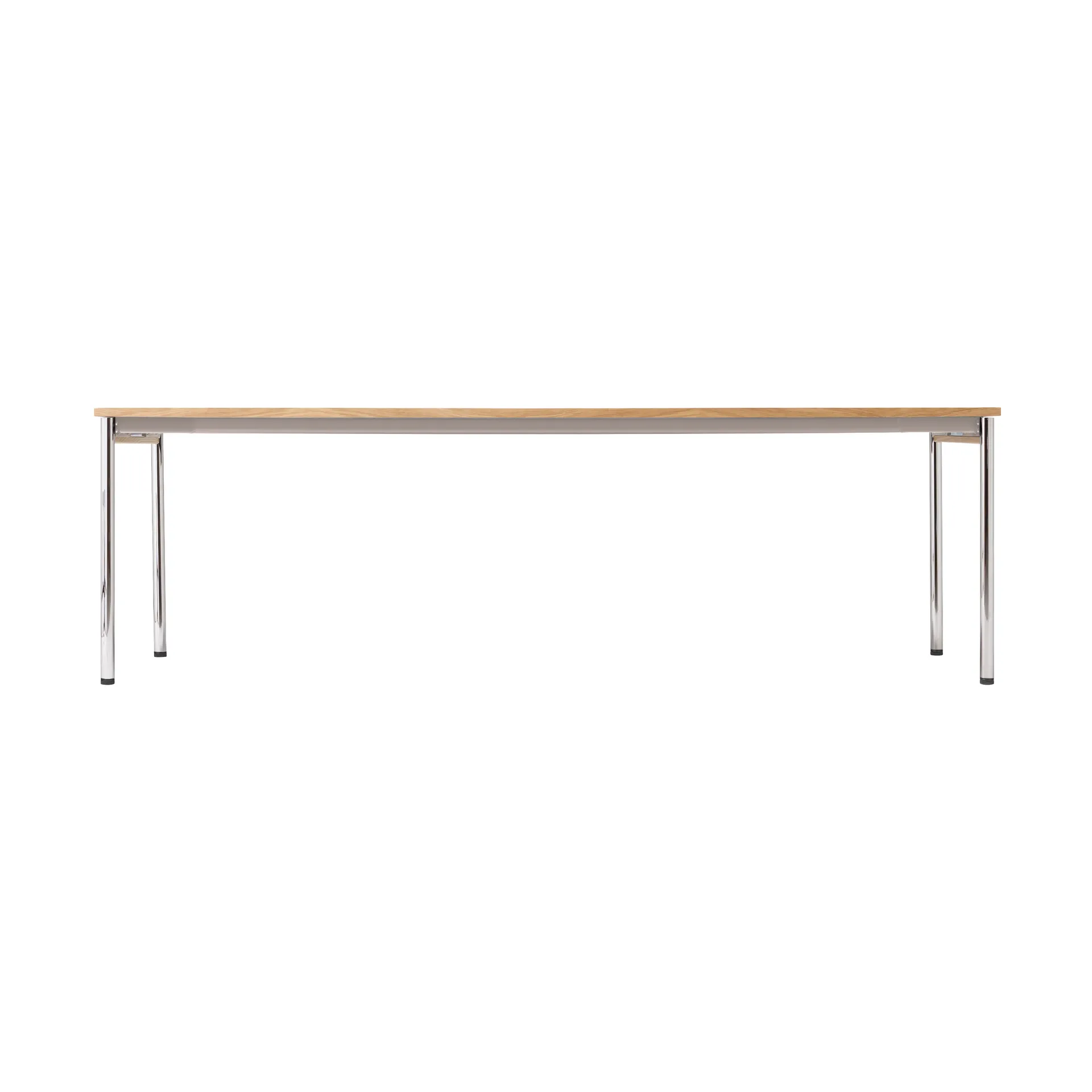 Co Table conferentietafel 240x100cm, Chrome, laminate creme Audo Copenhagen