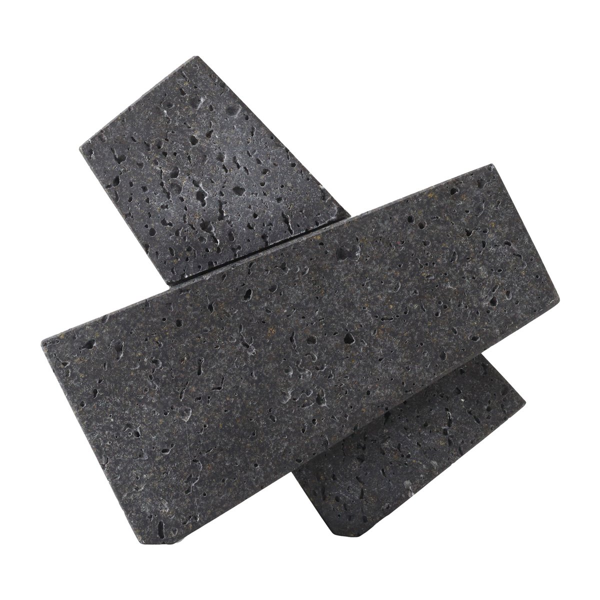 Audo Copenhagen Converge boekensteun Lava stone | Scandinavisch Interieur | Decoratieve accessoires | Grijs