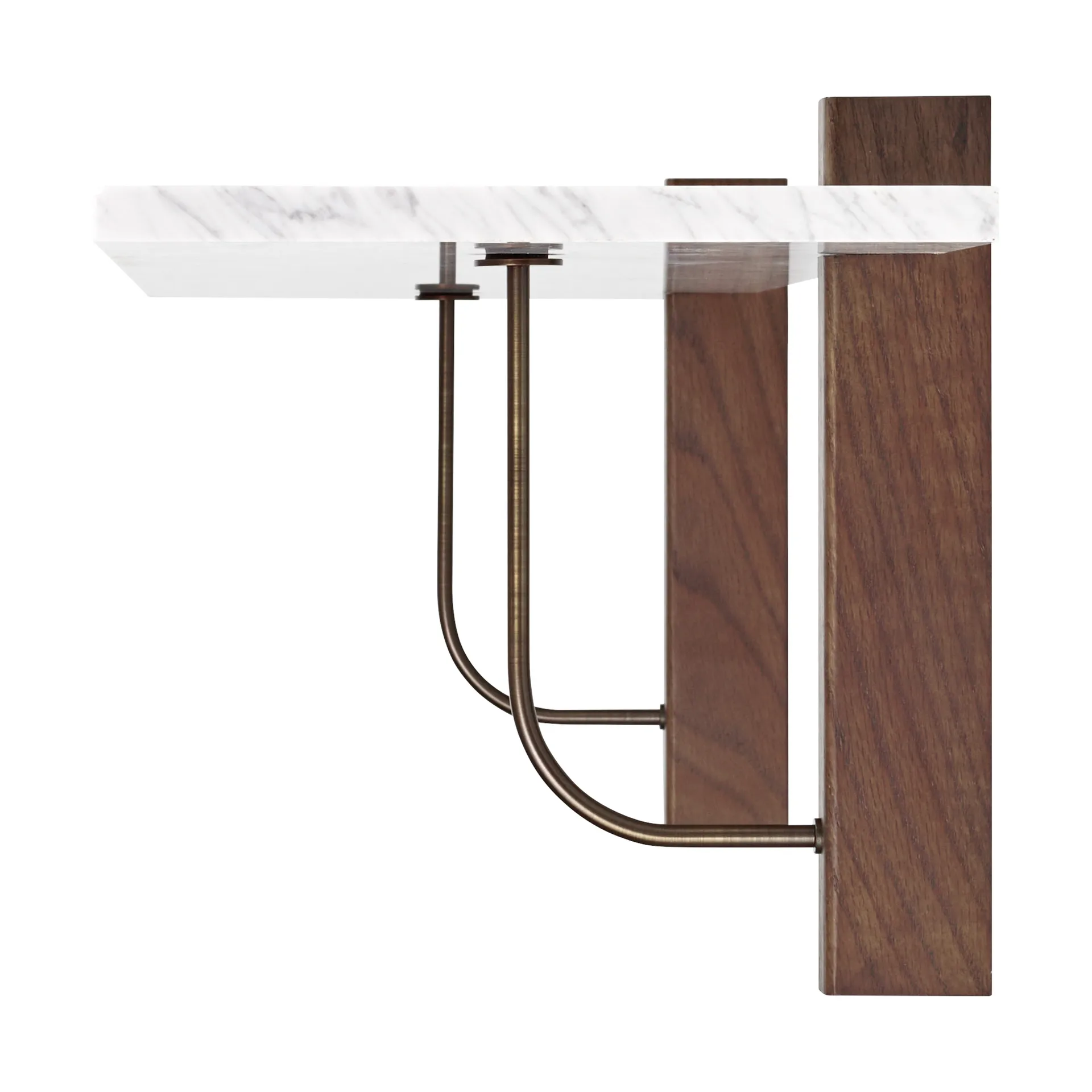 Corbel plank 100x30cm, Marble carrara Audo Copenhagen