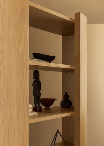 Crescent plank - Onbehandeld eiken,150×173 cm - Audo Copenhagen