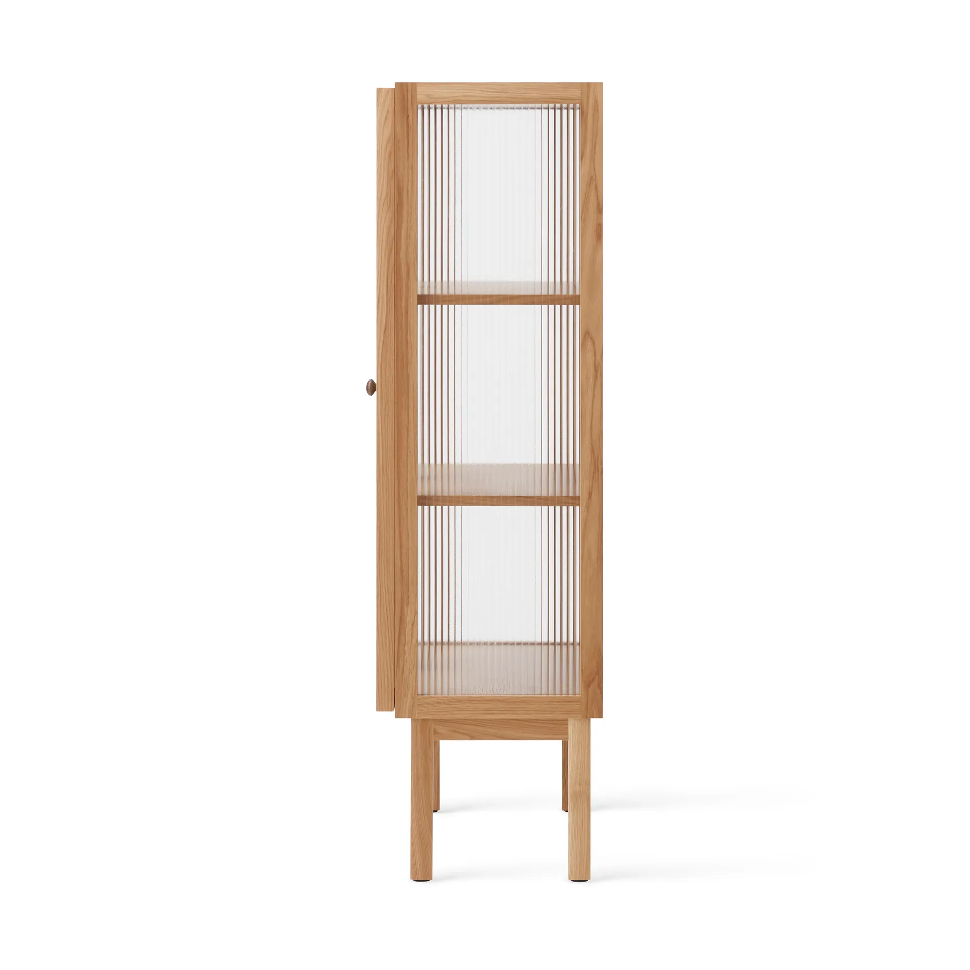 Curiosity kast met glazen deuren 143 cm, Oak Audo Copenhagen