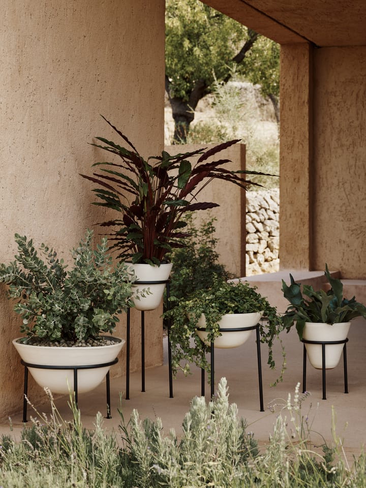 Daiza bloempot Ø25x65 cm - Ivory - Audo Copenhagen