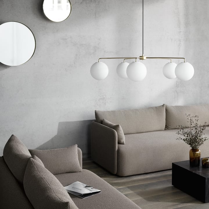 Darkly spiegel groot - geborsteld messing - Audo Copenhagen