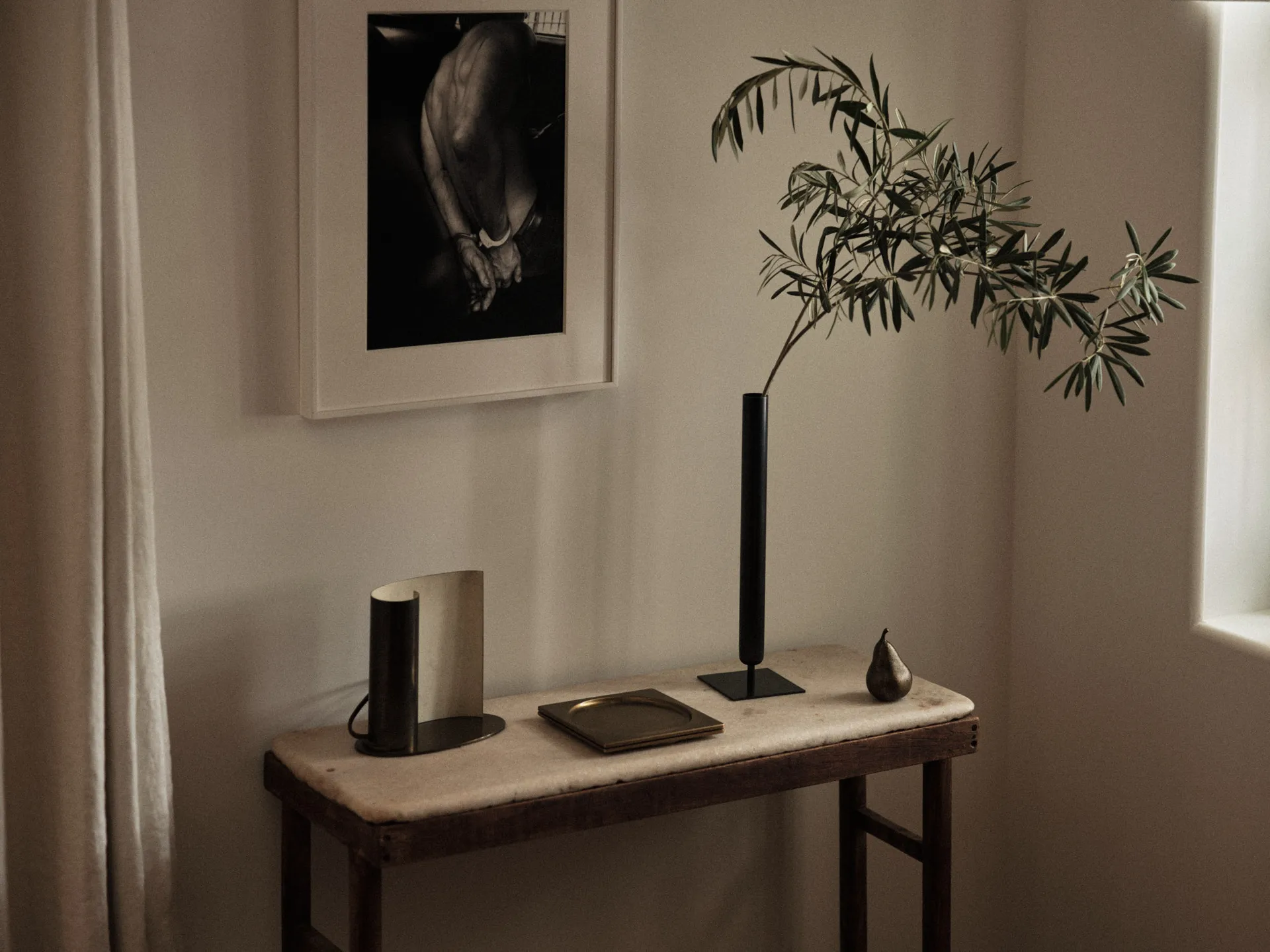 Divot dienblad, Messing Audo Copenhagen