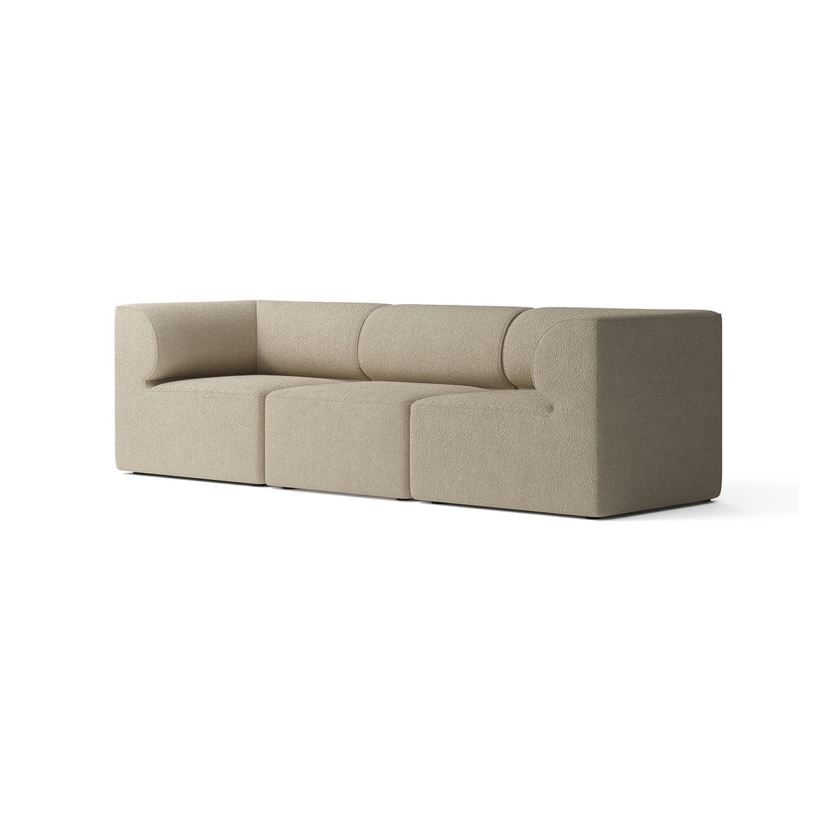 Audo Copenhagen Eave 86 modulaire bank configuration 2 3-zits stof bouclé 02 beige