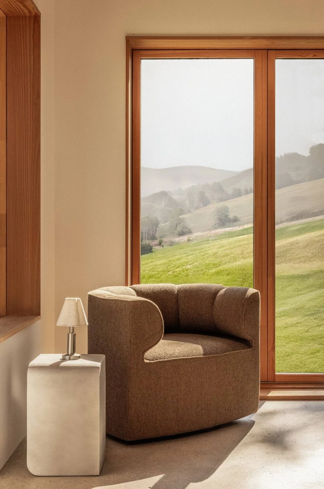 Eave Seamline loungestoel, Logan Fossil Audo Copenhagen