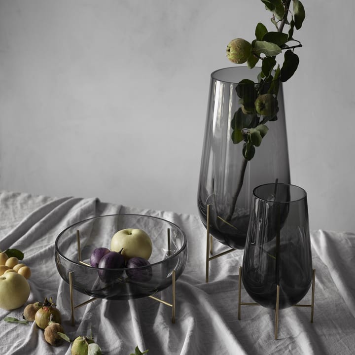 Échasse schaal - rookkleurig glas - Audo Copenhagen