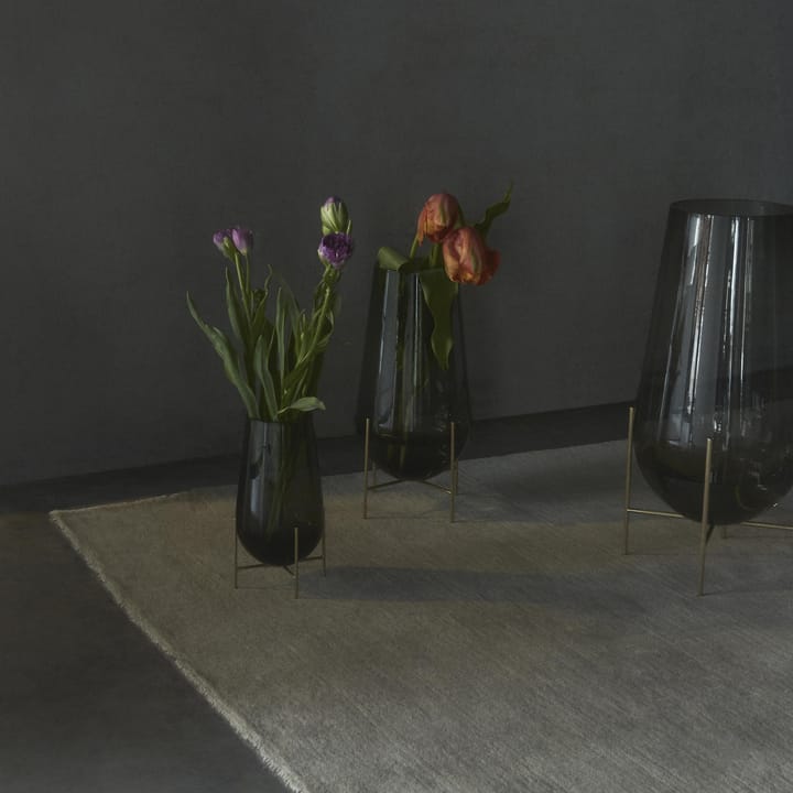 Échasse vaas middel, rookkleurig glas Audo Copenhagen