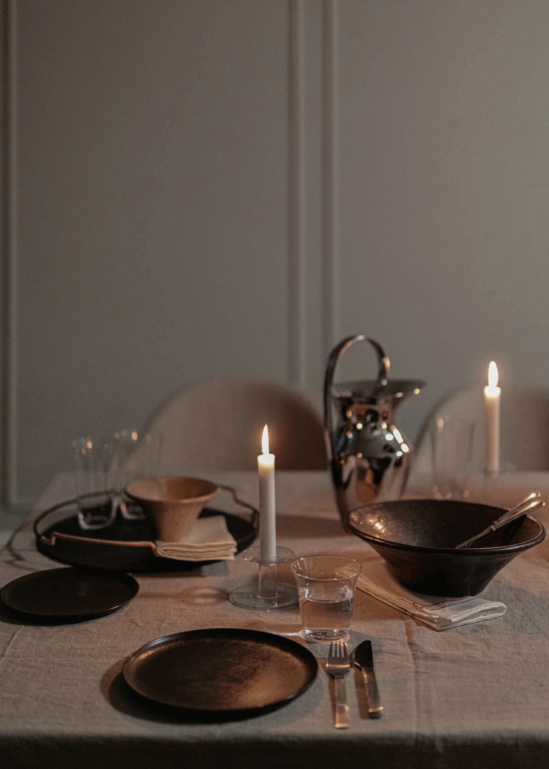 Etruscan kan 33 cm, Roestvrij staal Audo Copenhagen