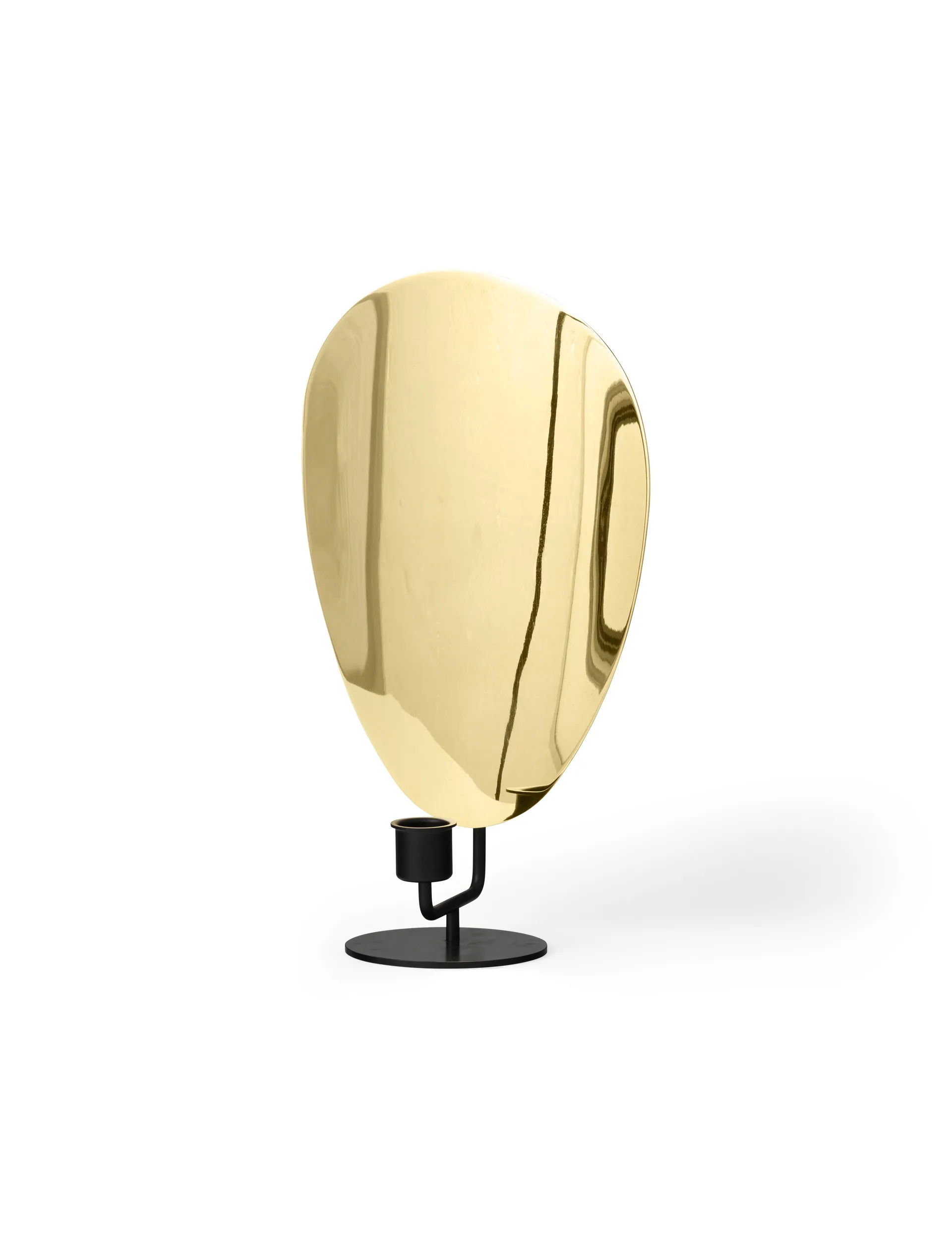 Flambeau kandelaar 30 cm, Black-polished brass Audo Copenhagen