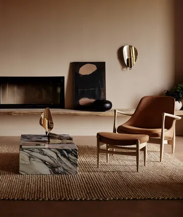 Flambeau kandelaar 30 cm - Black-polished brass - Audo Copenhagen