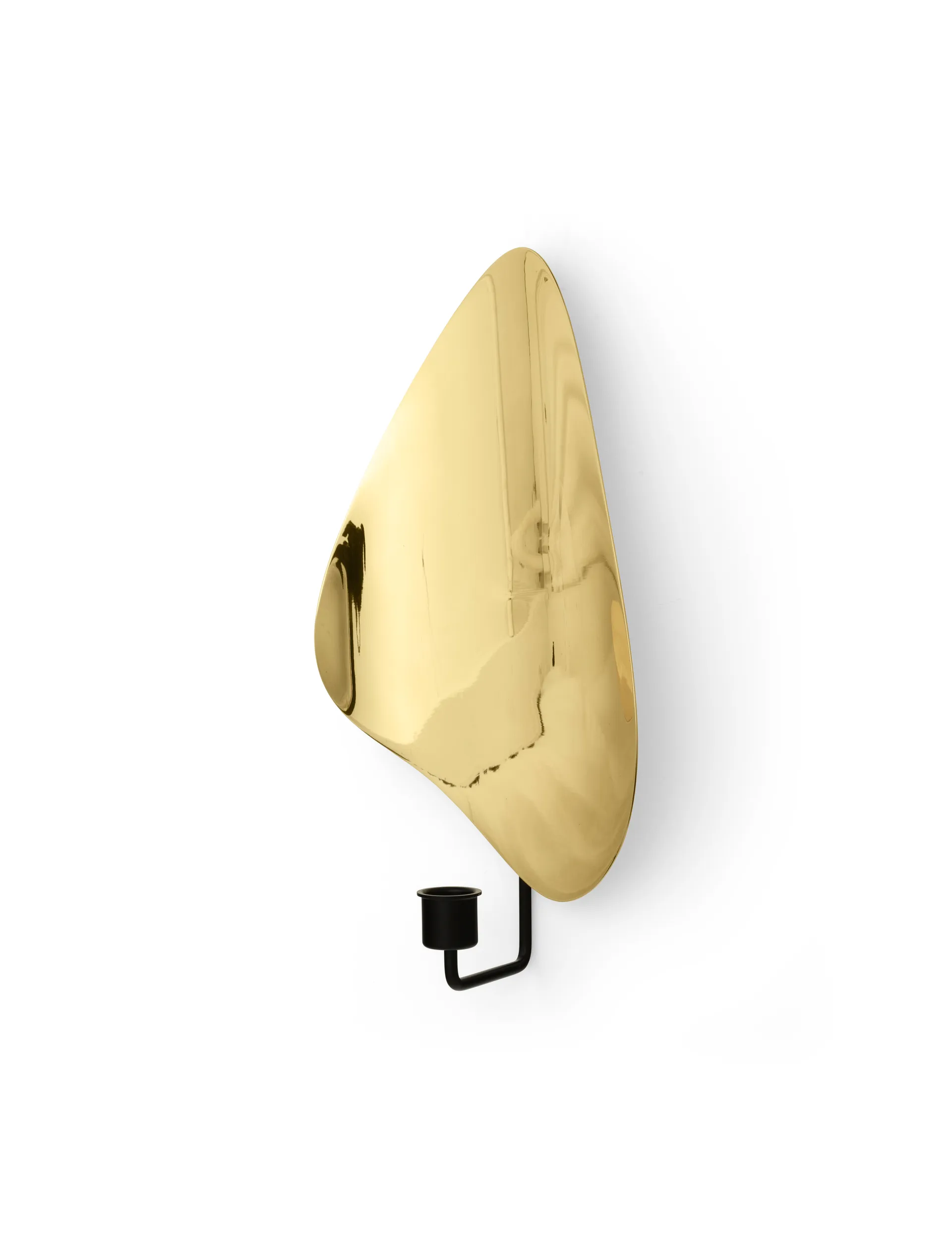 Flambeau wandkandelaar 34 cm, Black-polished brass Audo Copenhagen