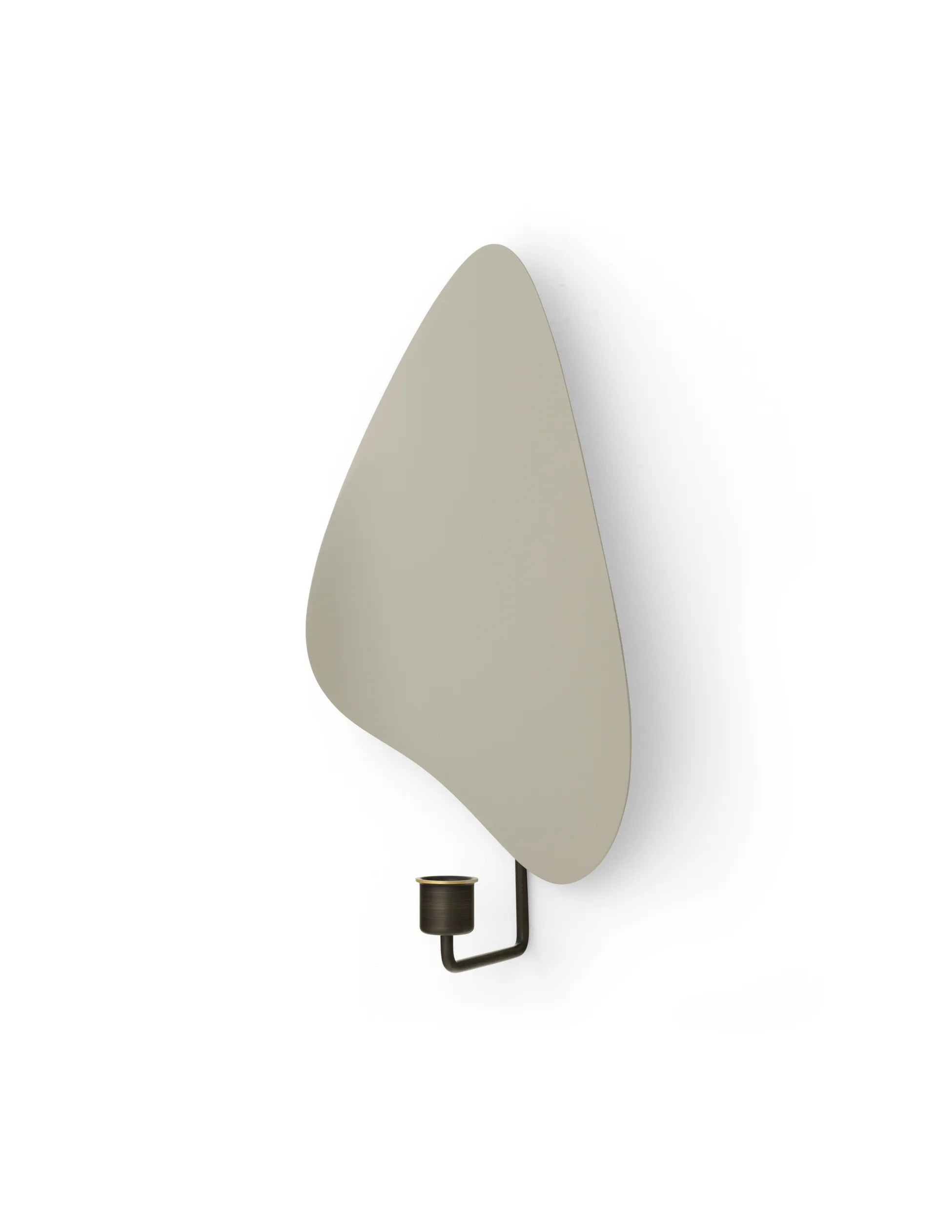 Flambeau wandkandelaar 34 cm, Bronzed brass-grey Audo Copenhagen