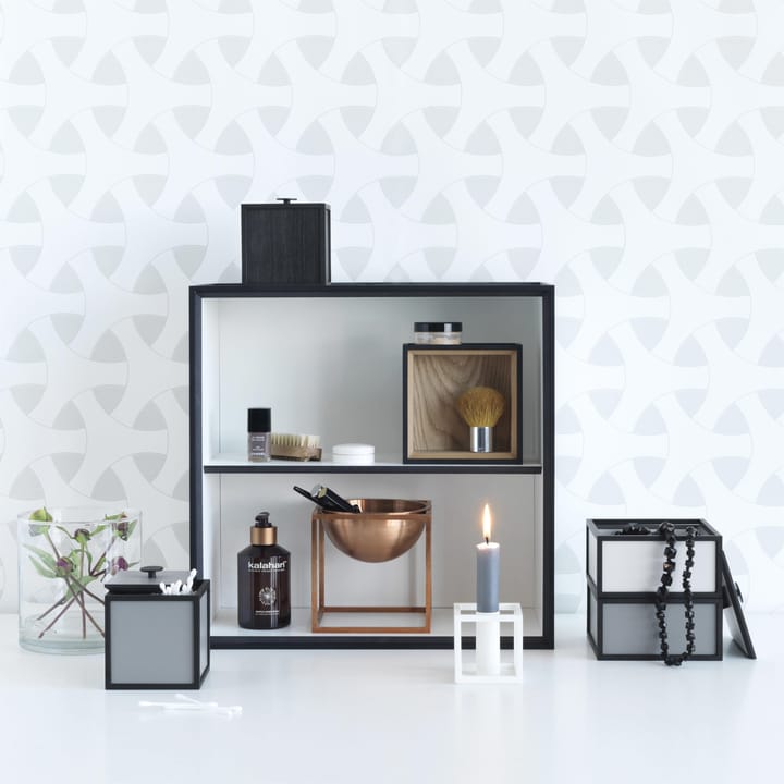 Frame 10 box met deksel, zwart gebeitst essen Audo Copenhagen