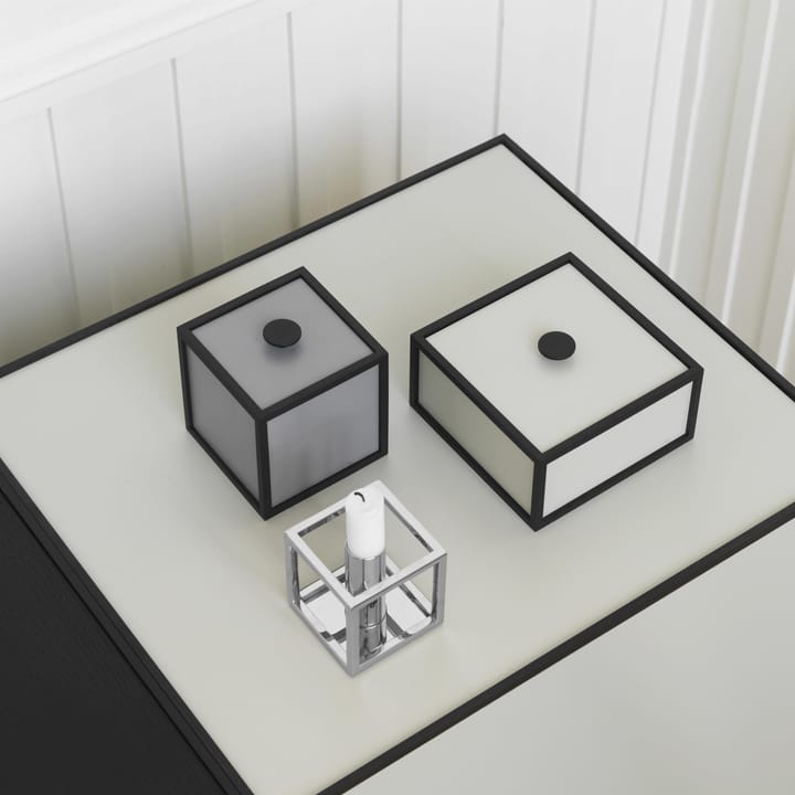 Frame 14 box met deksel, lichtgrijs Audo Copenhagen