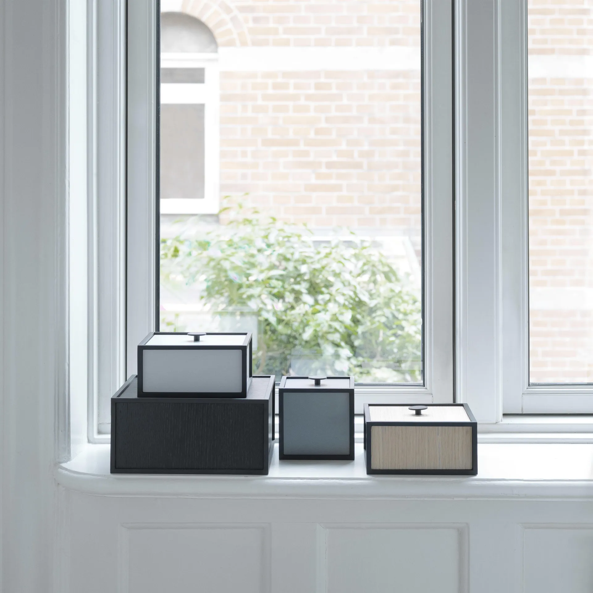 Frame 20 box met deksel, eiken Audo Copenhagen