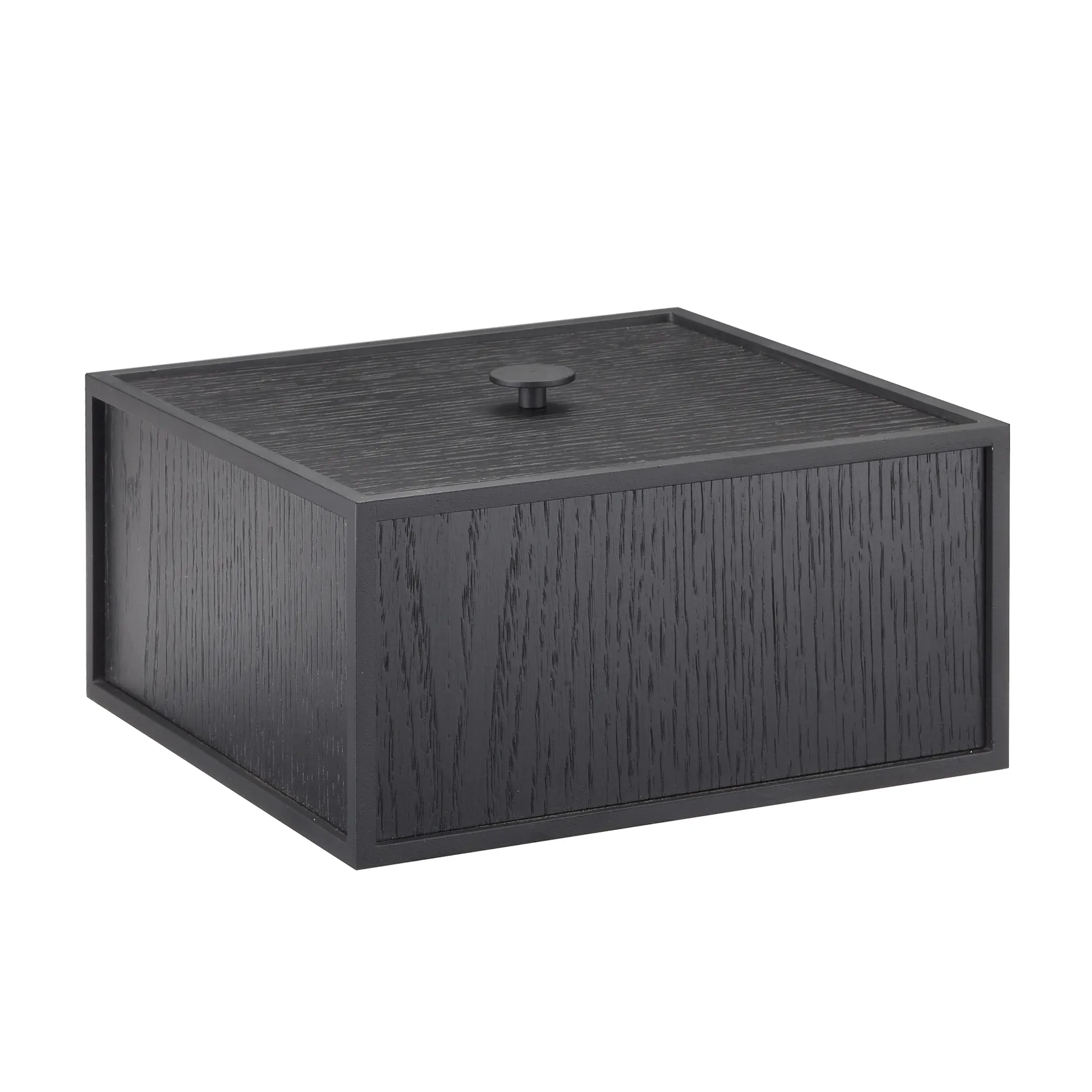 Frame 20 box met deksel, zwart gebeitst essen Audo Copenhagen