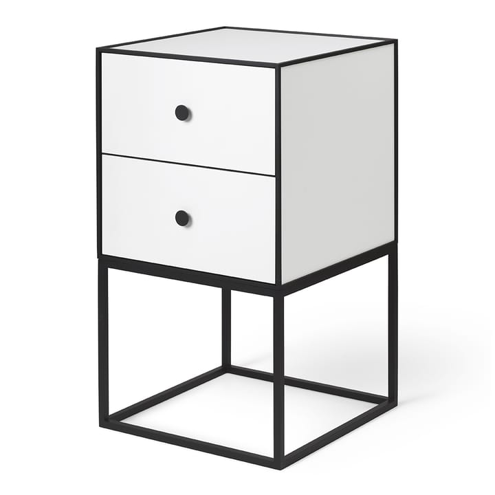 Frame 35 bijzettafel met twee lades - Wit - Audo Copenhagen