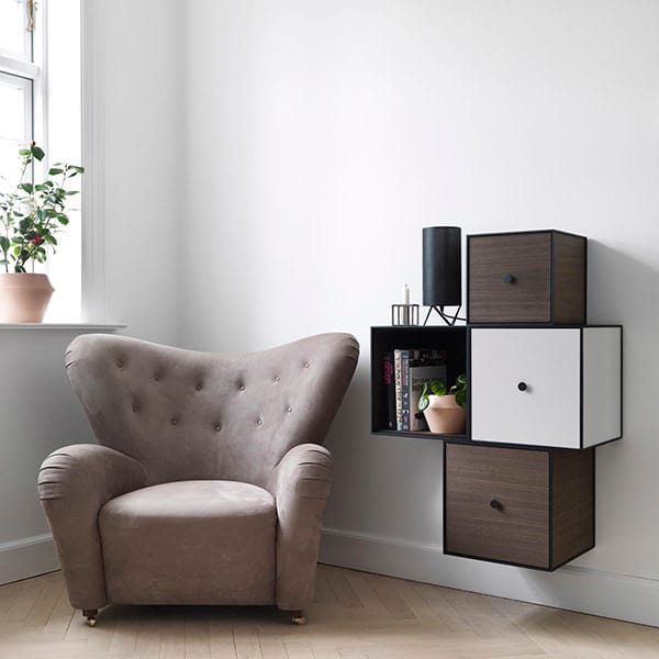 Frame 35 kubus met deur, gerookt eiken Audo Copenhagen
