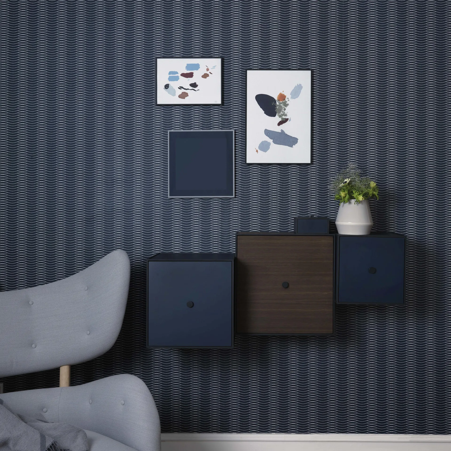 Frame 42 kubus met deur, gerookt eiken Audo Copenhagen