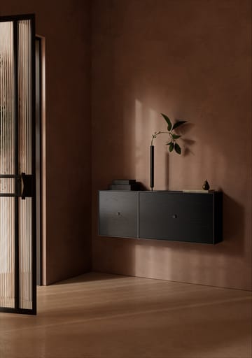 Frame 42 kubus met deur - zwart gebeitst essen - Audo Copenhagen