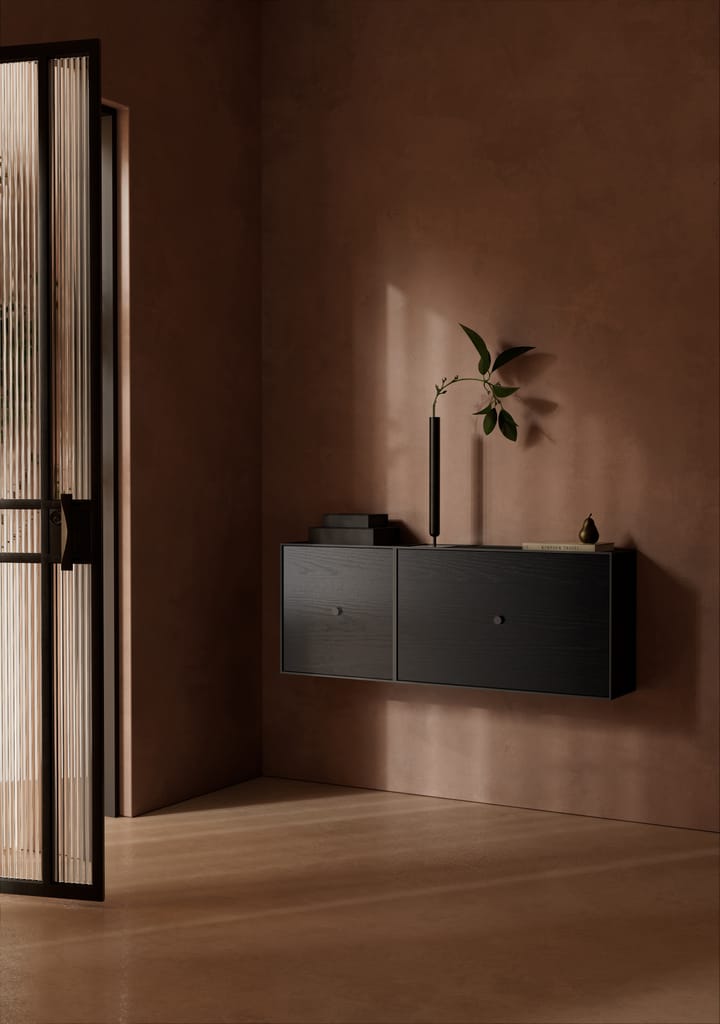 Frame 42 kubus met deur, zwart gebeitst essen Audo Copenhagen