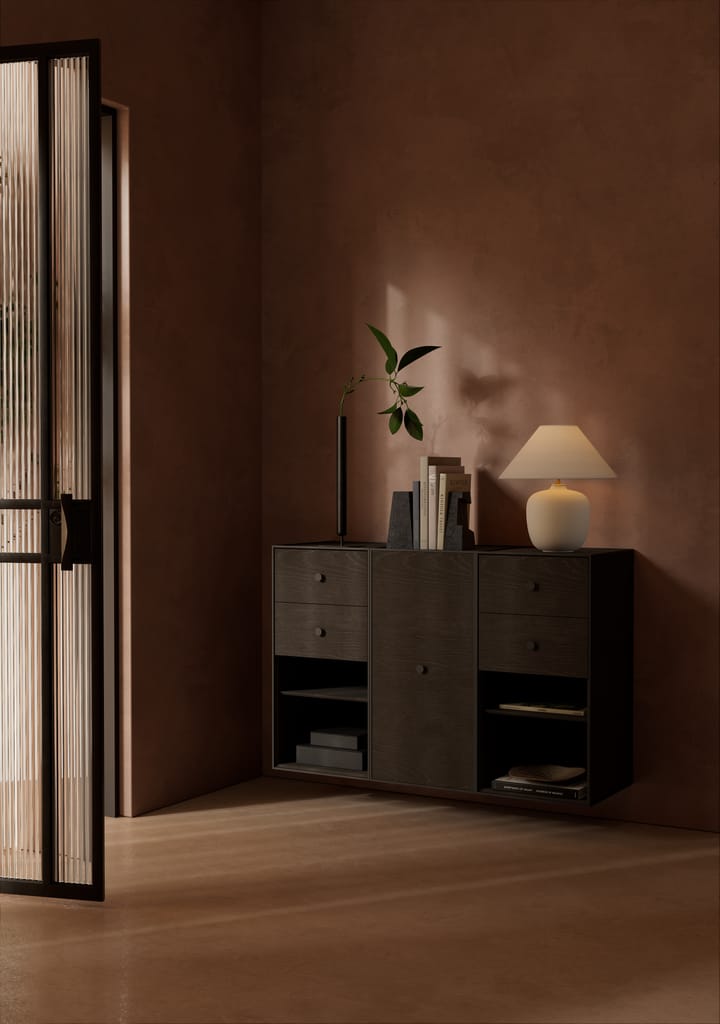 Frame 70 kast, Smoked oak-2 lades-1 plank Audo Copenhagen