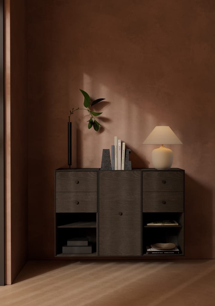 Frame 70 kast, Smoked oak-2 lades-1 plank Audo Copenhagen