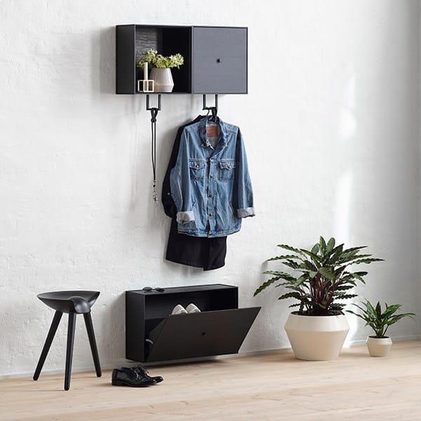 Frame schoenenkast, zwart gebeitst essen Audo Copenhagen