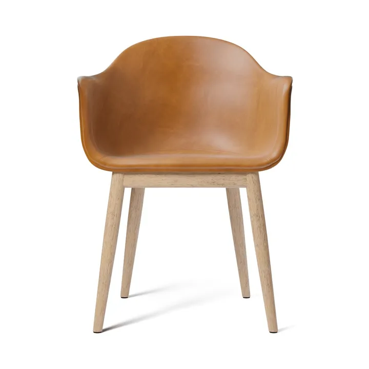 Harbour Dining Chair volledig gestoffeerd - Aida 0250-naturel eiken - Audo Copenhagen