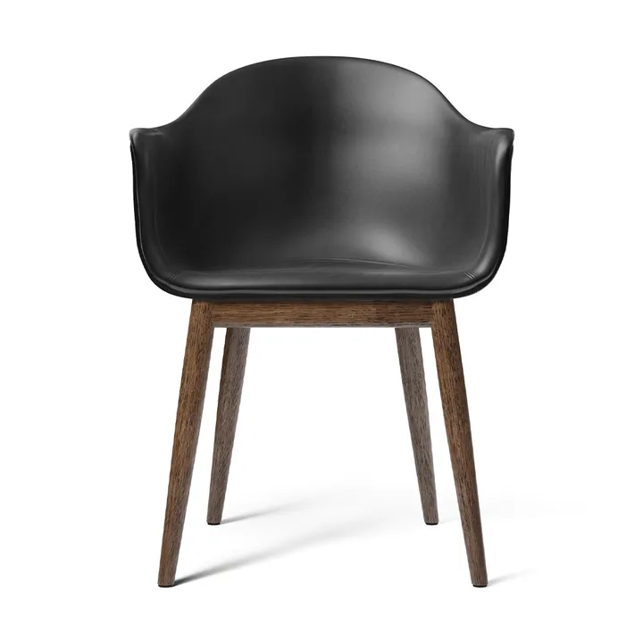 Harbour Dining Chair volledig gestoffeerd - Aida 0618-donker gebeitst eikenhout - Audo Copenhagen