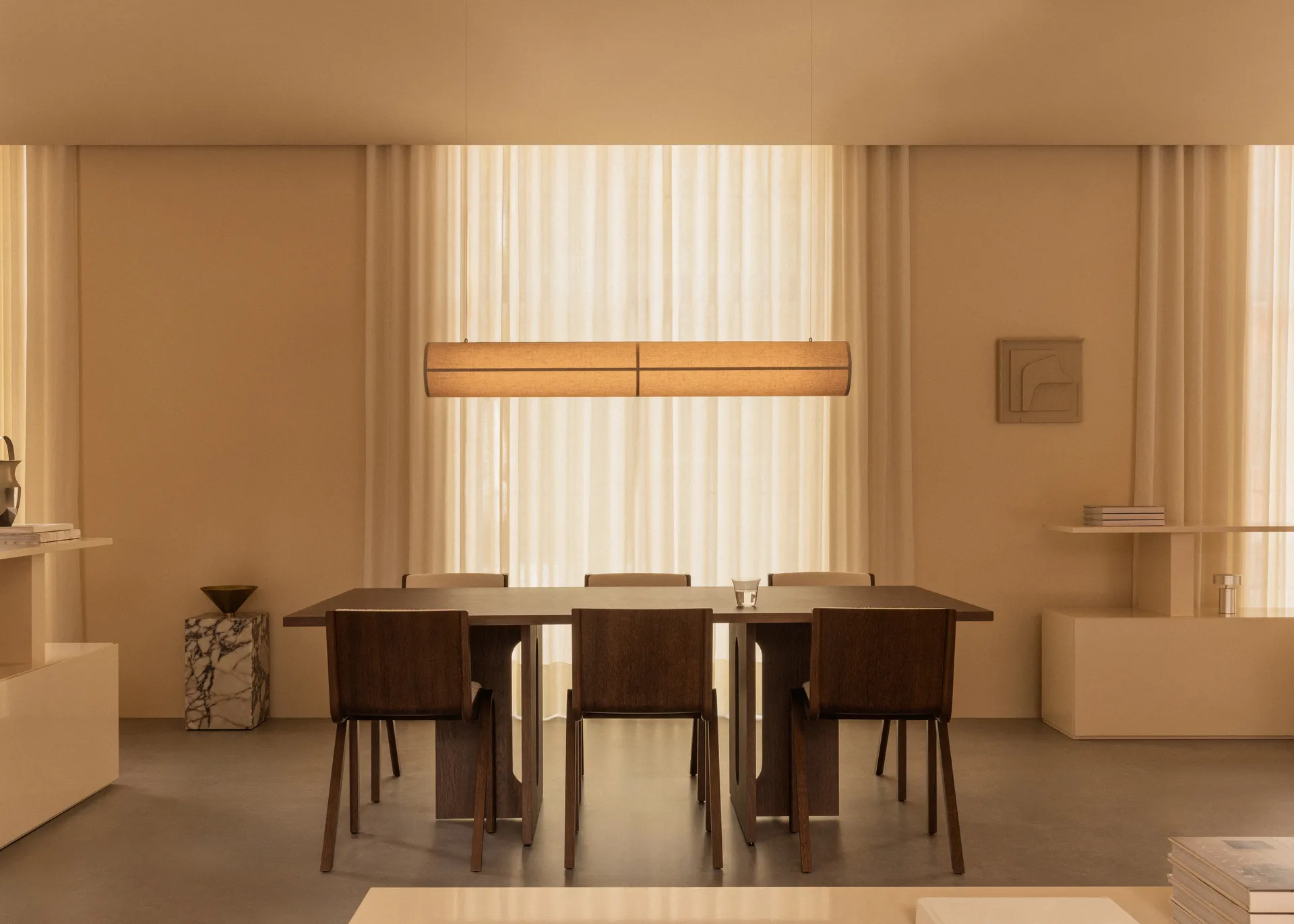 Hashira Linear hanglamp, Raw Audo Copenhagen