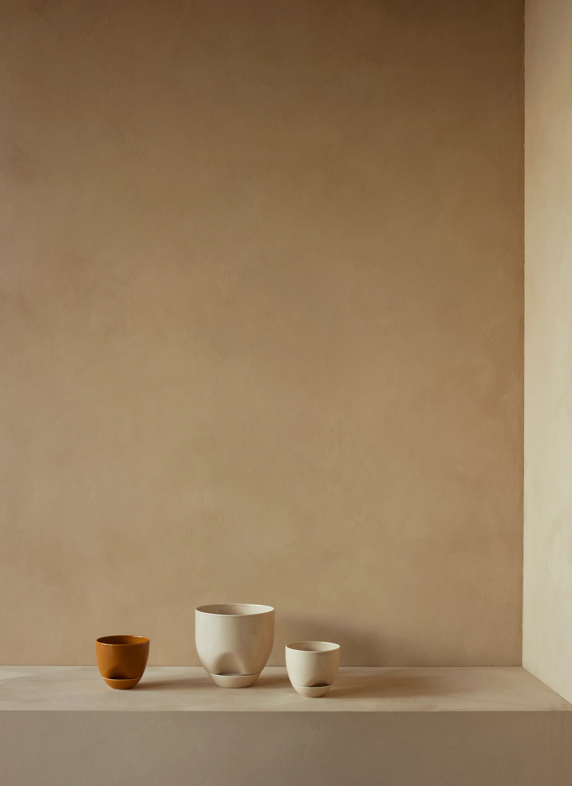 Hydrous bloempot Ø12 cm, Ochre Audo Copenhagen