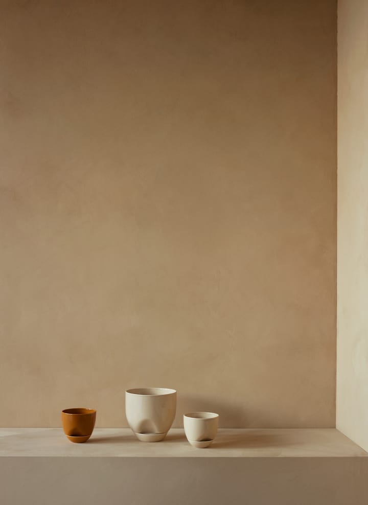 Hydrous bloempot Ø12 cm, Ochre Audo Copenhagen