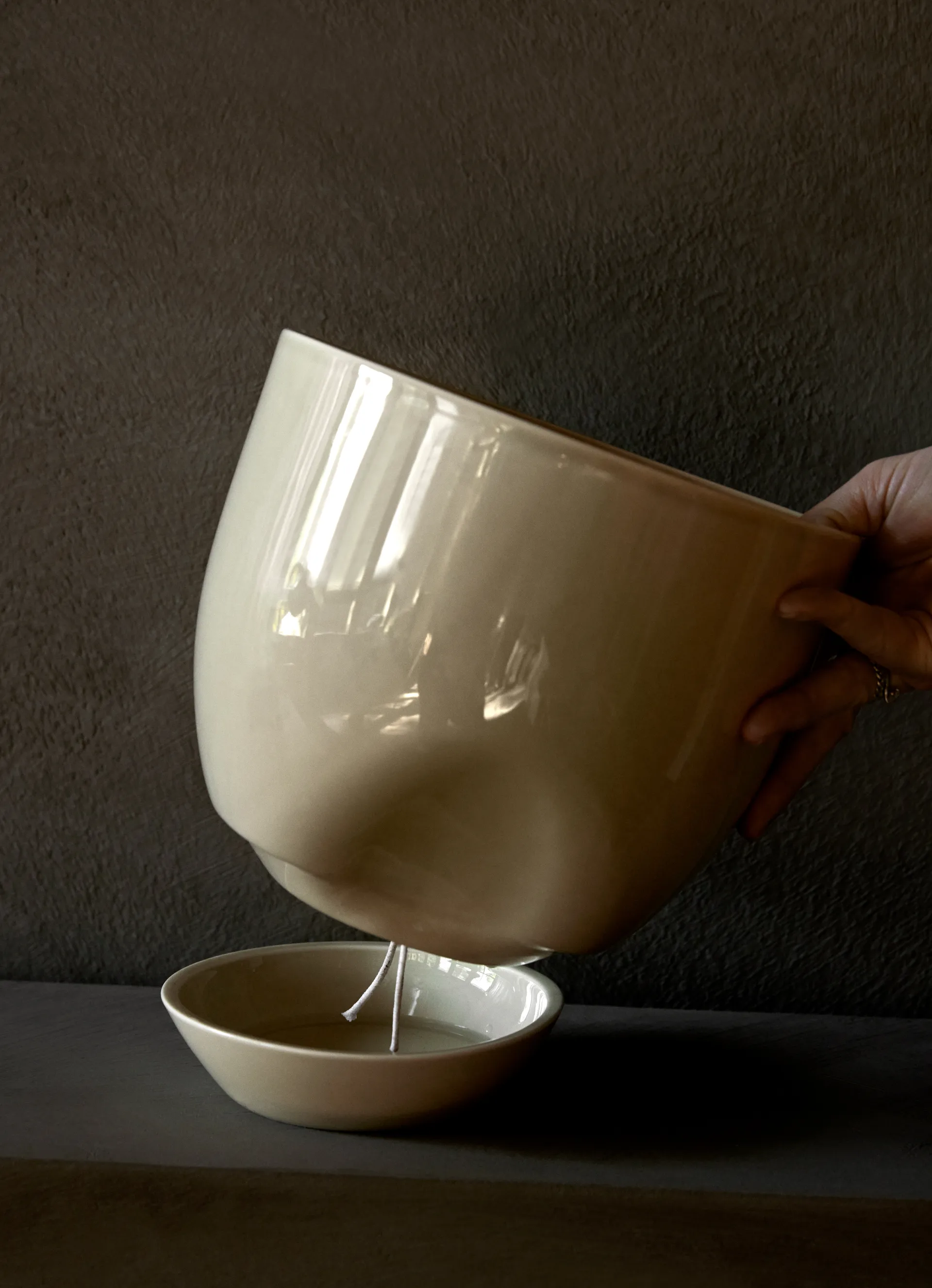 Hydrous bloempot Ø20 cm, Ashen Audo Copenhagen