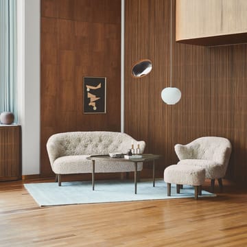 Ingeborg fauteuil - Sahcozero beige-poten gerookt eikenhout - Audo Copenhagen