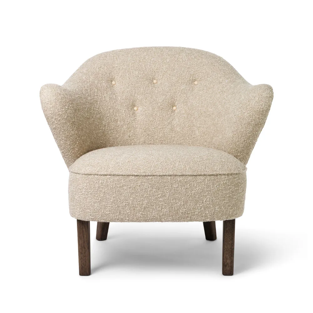 Ingeborg fauteuil, Sahcozero beige-poten gerookt eikenhout Audo Copenhagen
