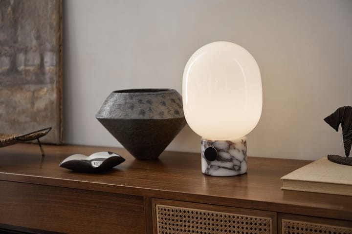 JWDA tafellamp marmer, Calacatta Viola- Marble Audo Copenhagen