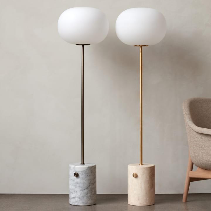JWDA vloerlamp, Marmer-bronzen messing Audo Copenhagen