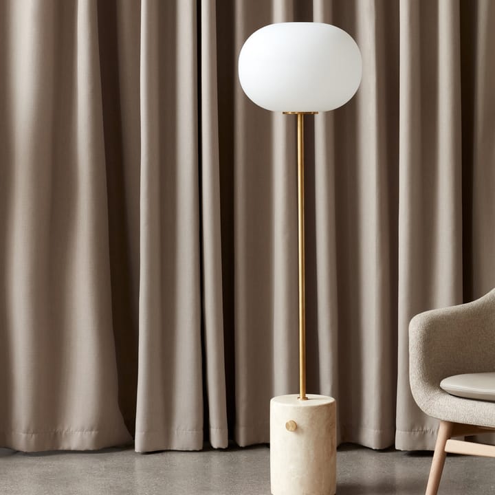 JWDA vloerlamp, Travertijn-messing Audo Copenhagen