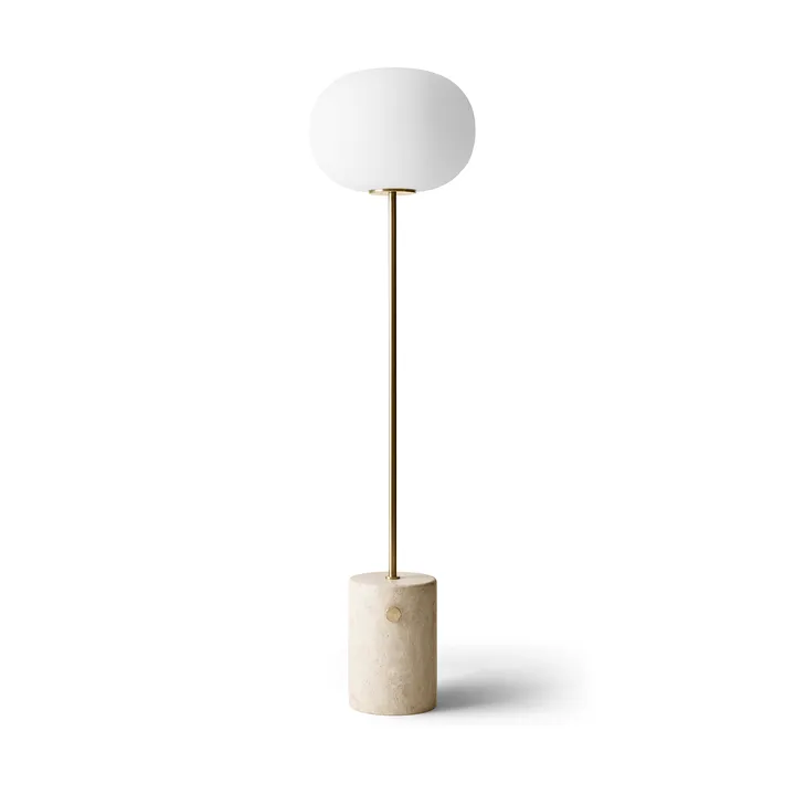 JWDA vloerlamp - Travertin-geborsteld messing, 130 cm - Audo Copenhagen